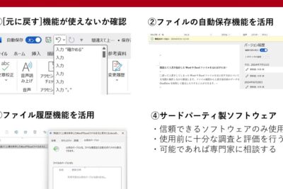 word e4b88ae69bb8e3818de4bf9de5ad98efbc9ae5a489e69bb4e58685e5aeb9e38292e4bf9de5ad98e38199e3828be696b9e6b395e381a8e6b3a8e6848fe782b9