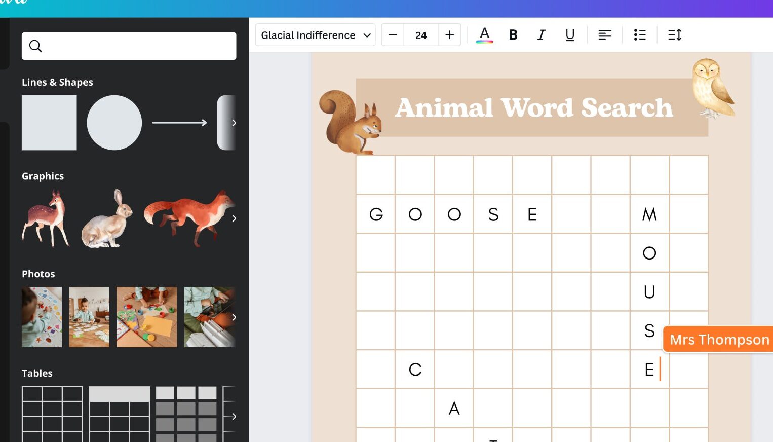 Word Searchパズルで楽しく単語学習！