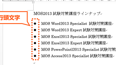 Wordで箇条書きを作成する方法 1 worde381a7e7ae87e69da1e69bb8e3818de38292e4bd9ce68890e38199e3828be696b9e6b395